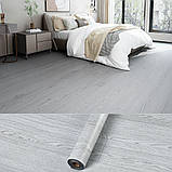 Підлогове вінілове самоклеюче покриття в рулоні світло-сіре дерево 3000*600*1.5 мм. (1816), фото 5