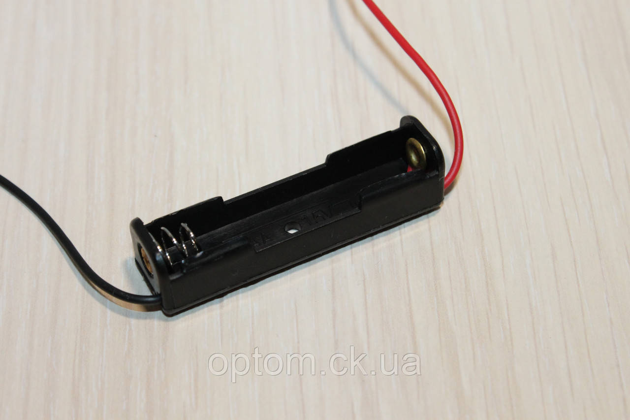 Бокс для батарейок AAA на 1 шт. (1.5V)