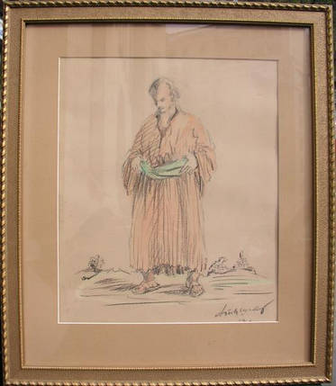 Картина Эскиз костюма Тышлер А.Г. 1938 год, фото 2