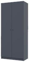 Шкаф для одежды Doros Promo с полками Графит 2 ДСП 90х48х204 (42005101)