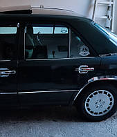 Окантовка вікон (4 шт, нерж) для Mercedes E-сlass W124 1984-1997 рр