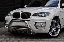 Кенгурятник WT003 (нерж.) 60мм для BMW X6 E-71 2008-2014рр