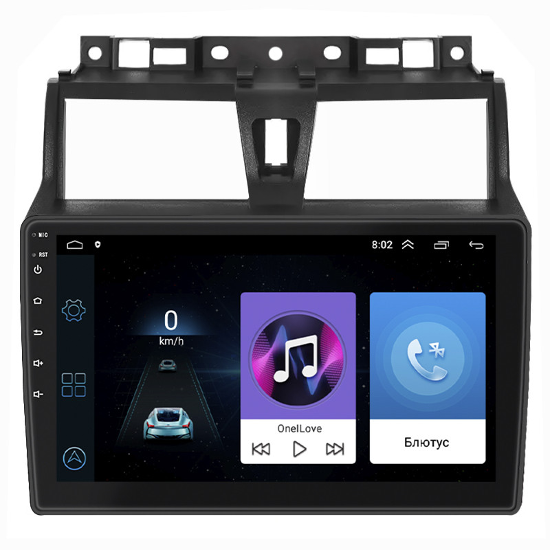Штатна магнітола Lesko для Geely Emgrand EC7 2016-2018 екран 9" 1/16Gb Wi-Fi GPS Base 3 шт.