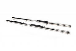 Бічні труби (2 шт., нерж.) Довга база, d70 для Volkswagen LT 1996-2006 рр