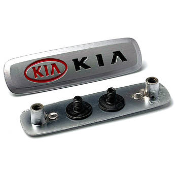 Емблема шильдик Kia для автомобільних килимків Алюміній 1 шт.