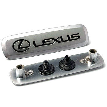 Емблема шильдик Lexus для автомобільних килимків Алюміній 1 шт.