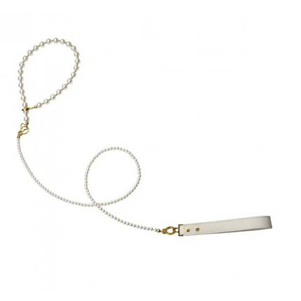 Нашийник із повідком із перлин Lockink Sevanda, білий, фото 3