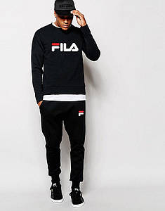 Спортивний костюм FILA ( BLACK ) "" В стилі Fila ""