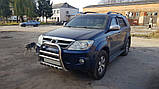Кенгурятник F12-11 (нерж) для Toyota Fortuner 2006-2015 рр, фото 3