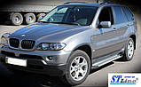 Бічні труби Special (2 шт., нерж) для BMW X5 E-53 1999-2006 рр, фото 3