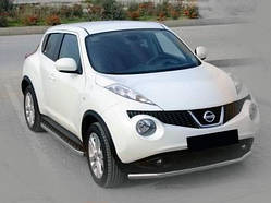 Передній захист ST008-2 (нерж) для Nissan Juke 2010-2019 рр