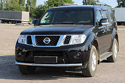 Передній захист ST008-1 (нерж) для Nissan Pathfinder R51 2005-2014рр