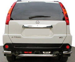 Задні кути з центральної AK0073 (2 шт., нерж.) для Nissan X-trail T31 2007-2014рр