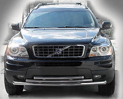 Передній захист ST014-2 (нерж) для Volvo XC90 2002-2014 рр