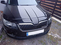 Дефлектор капота 2013-2015 (EuroCap) для Skoda Superb рр