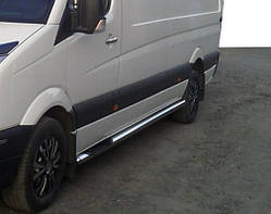 Бічні труби (2 шт., Нерж.) Коротка база для Nissan Interstar 2004-2010 рр