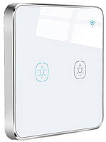 Умный сенсорный выключатель Tervix Pro Line ZigBee Touch Switch (2 клавиши), без нуля