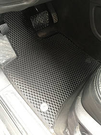 Килимки EVA (чорні) 3 ряди (6 килимків) для Ауди Q7 2005-2015 рр