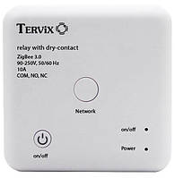 Умный переключатель Tervix Pro Line ZigBee Dry Contact On/Off (реле с "сухим" контактом)