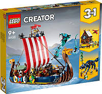 LEGO® Creator 3-в-1 Корабель вікінгів і Мідгардський змій 31132