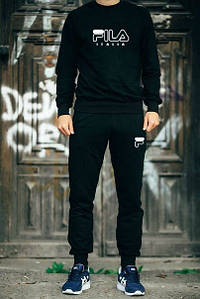 Чорний спортивний костюм FILA "" В стилі Fila ""