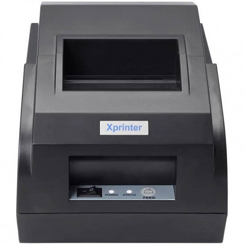 Чековий принтер Xprinter термодрук 90 мм/с стрічка 5.8 см USB Чорний (XP-58IIZ)