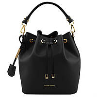 Женская сумка ведро кожаная Tuscany Vittoria TL141531 (Черный)
