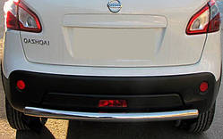 Задня дуга пряма (нерж.) для Nissan Qashqai 2007-2010 рр