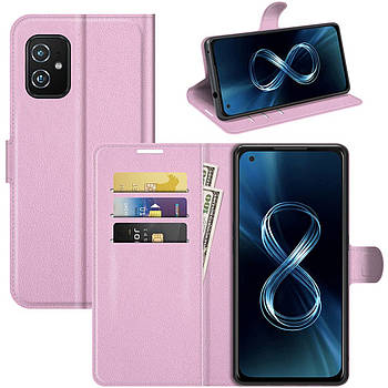 Чохол-книжка Litchie Wallet для Asus Zenfone 8 Pink