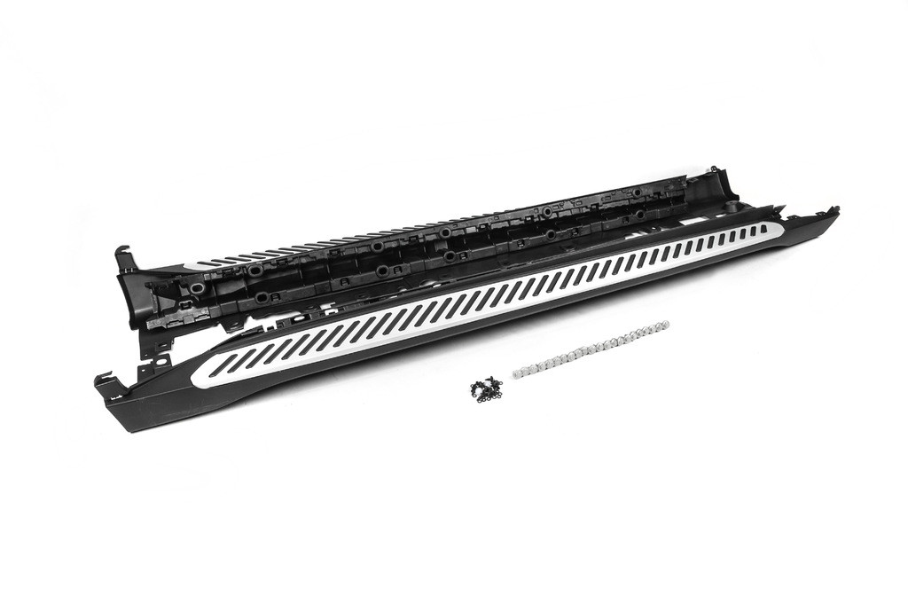 Бокові пороги (2 шт) для BMW X6 F-16 2014-2019рр, фото 1
