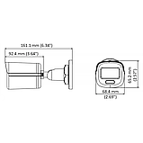 Hikvision DS-2CE10DF0T-PF (2.8 мм) - 2 Мп фіксована міні-камера ColorVu, фото 3