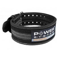 Атлетический пояс Power System Power Lifting PS-3800 Black/Grey Line L (PS-3800_L_Black_Grey) - Топ Продаж!