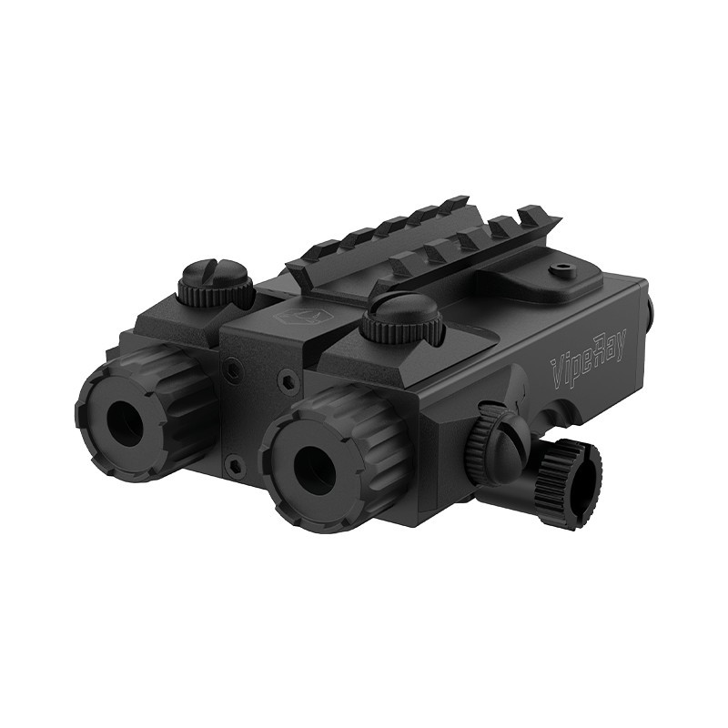 Лазерний цілевказівник Vector Optics VipeRay Red and IR Laser Combo GenII, ІЧ/червоний промінь, Пікатінні (SCRL-07)