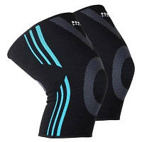 Фиксатор колена Power System Knee Support Evo Black/Blue M (PS-6021_M_Black-Blue) - Топ Продаж!