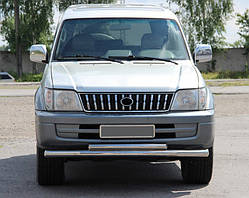 Передня дуга ST014 (нерж.) для Toyota Land Cruiser 90 Prado