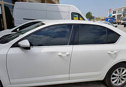 Окантовка вікон (6 шт, нерж) для Skoda Octavia III A7 2013-2019рр