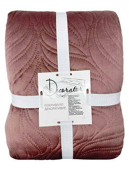 Покривало Decorator VELOUR 240*260см паяне 3801_portera_velour_210_listja_403_15_4101