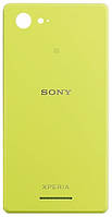 Задняя крышка Sony D2202 Xperia E3/D2203/D2212 желтая оригинал