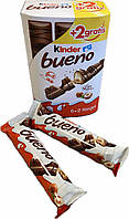 Батончик Kinder Bueno White з шоколадно-горіховою начинкою 172 гр 6+2 шт