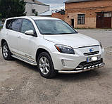 Передній захист ST015 (нерж.) для Toyota Rav 4 2006-2013 років, фото 2