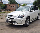 Передній захист ST015 (нерж.) для Toyota Rav 4 2006-2013 років, фото 3