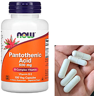 Пантотеновая кислота NOW Pantothenice Acid 500 мг 100 капс Vitaminka