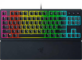 Ігрова клавіатура Razer Ornata V3 TKL RGB 84key Mecha-Membrane Switch USB-A UKR Black (RZ03-04881800-R371) EHA
