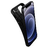 Чехол Spigen для iPhone 12 mini 5.4" (2020) Rugged Armor, Black (ACS01743), фото 9