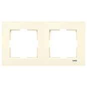 Рамка подвійна KARRE Vi ko кремова