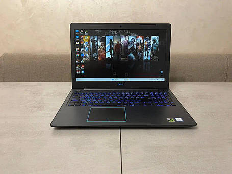 Б/в Ігровий ноутбук Dell Inspiron G3 3579 15.6" 1920x1080| i5-8300H| 16GB RAM| 256GB SSD+1000GB HDD| GTX 1050 Ti 4GB, фото 1