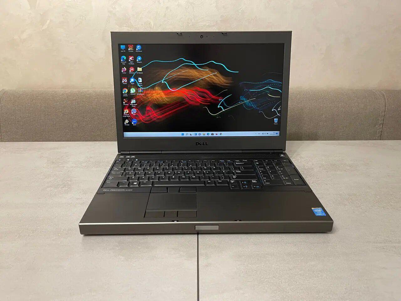 Б/в Ноутбук Dell Precision M4800 15.6" 3200x1800| Core i7-4910MQ| 16 GB RAM| 512 GB SSD| Quadro K2100M 2GB