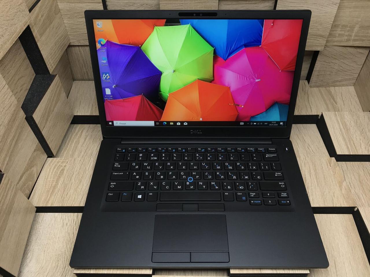 Б/в Ноутбук Б-клас Dell Latitude 7490 14" 1920x1080| Core i5-8350U| 8 GB RAM| 192 GB SSD| UHD 620