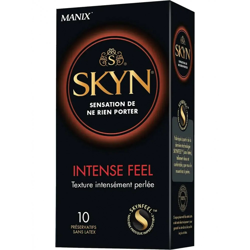 Презервативи з рельєфом Skyn Intense Feel, безлатексні (ціна за пачку, 10 шт.) Кітті