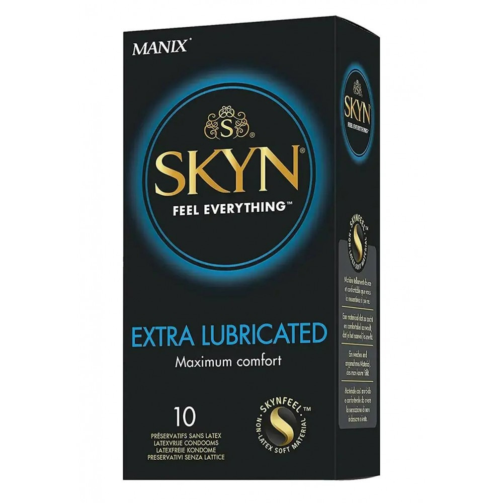 Презервативи безлатексні Skyn Extra Lubricated, з додатковим мастилом (ціна за пачку, 10 шт.) Кітті